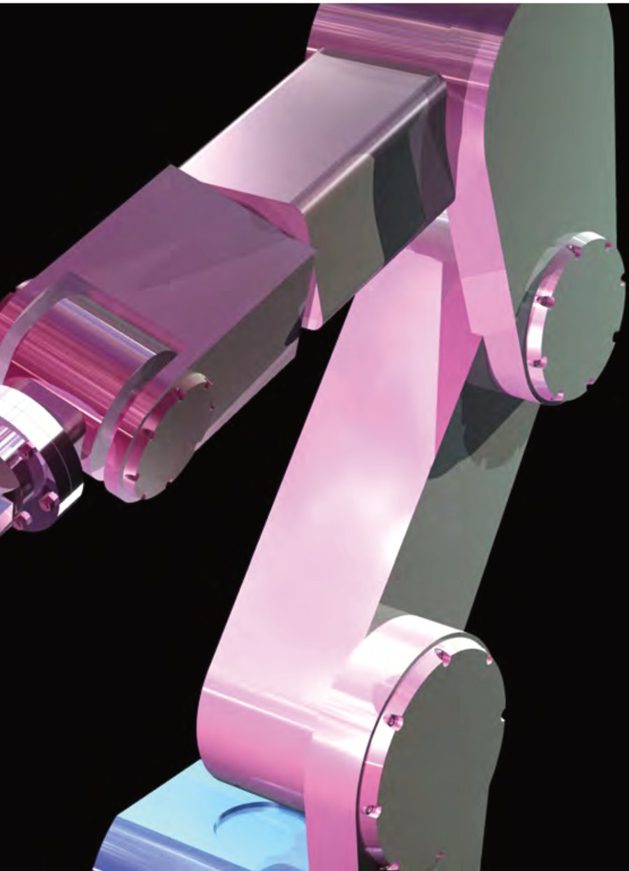 Trio Motion ile kontrol edilen endüstriyel robot kolu