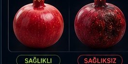 Nar sağlıklılık tespiti sağlıklı ve sağlıksız karşılaştırma